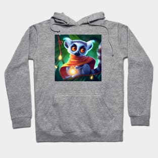 Cute Lemur Drawing Hoodie